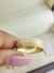 Par de Aliança Ouro 18k-750 6,5mm- Friso Diagonal Diamantada na internet