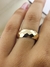 Par de Aliança Ouro 18k-750 8mm- Facetada Meia Cana - Naufal Joias - Fábrica de aliança de compromisso prata e aliança noivado ouro