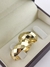 Par de Aliança Ouro 18k-750 8mm- Facetada Meia Cana - comprar online