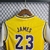 Lakers #23 LeBron James Amarela Feminina - Mestre dos Mantos - Camisas de Time
