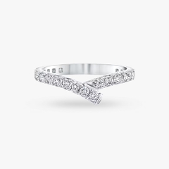 Aliança de Casamento de Diamante com Fita - comprar online