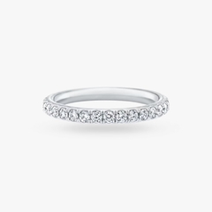 Aliança de casamento grande com Diamantes em micropavê - comprar online