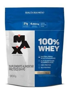 Whey 100% 900g - Max Titanium (Refil)