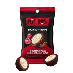 Bolinhas de Frutas Sabores 30g - Nátikos - LF Suplementos