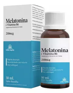 Melatonina + vitamina B6 união vegetal - 210mcg
