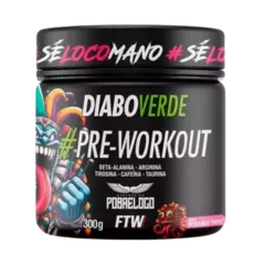 Pré Treino Diabo Verde 300g - FTW - loja online