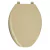 Asiento alargado para WC, abierto, beige, Foset
