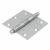 Bisagra cuadrada 3-1/2" acero inoxidable, redonda, Hermex