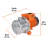 Bomba electrica tipo jet para agua, acero inoxidable, 1 HP 13559 - comprar en línea