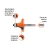 Broca para router, redondeado, 1-1/2" con balero, Truper 11471 - FERRETERIAS CORESI