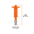 Cincel de corte frio 1" x 8" con grip, Truper 12276 - comprar en línea