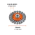 Carda circular 4" alambre trenzado, eje 5/8"-11, Truper 17527 en internet