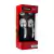 Doble jaladera, perilla y cerrojo llave-mariposa, cromo mate - comprar en línea