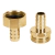 Juego de conectores 1/2 macho/hembra de aluminio, Truper 101160