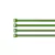 Bolsa con 50 cinchos plasticos 50 lb, 300 x 4.5 mm, verdes
