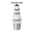 Conector rapido, tipo M, cuerda 1/4 NPT, macho Pretul 27023 en internet
