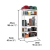 Estante metálico 5 repisas MDF cap. 35 Kg,180x40x90, PRETUL 29022 - FERRETERIAS CORESI