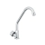 Llave individual para fregadero, ABS, cuello corto, Basic 47379