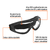 Goggles de seguridad ultra ligeros, antiempano, Truper 19952 - FERRETERIAS CORESI