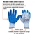 Guantes de poliéster recubiertos de latex, CH, TRUPER 15265 - FERRETERIAS CORESI