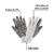 Guantes de algodon con puntos PVC en palma, unitalla, Pretul 20330 - FERRETERIAS CORESI