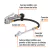 Inflador calibrador de cabeza doble, profesional, 14 NPT 19029 en internet