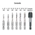 Juego de 6 brocas HSS con machuelo para metal, Truper 102335 - comprar en línea