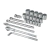 Juego de 23 herramientas cuadro 3/4" std para mecanico - FERRETERIAS CORESI
