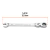 Llave combinada con matraca 3/8" flexible, Expert 103546 en internet