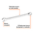 Llave combinada extralarga 9/16" x 220 mm de largo, Expert 15595 - FERRETERIAS CORESI