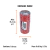 Imagen de Cinta de aislar de 18 m x 19 mm, roja, Truper 12504