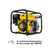Motobomba autocebante 2" x 2" a gasolina 6-1/2 HP, Pretul 28029