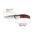 Navaja abatible 4-1/2" mango de madera, Truper 16981 en internet