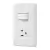 Placa armada contacto e interruptor sencillo, Volteck Basic