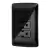Placa armada 3 contactos aterrizados, negro, linea Italiana