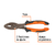 Pinzas de chofer 8' mango Comfort Grip, Truper Expert 13065 - FERRETERIAS CORESI