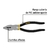 Pinza para electricista 8" mango de PVC, Pretul 22609 - FERRETERIAS CORESI