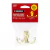 Gancho doble tipo perchero, laton brillante, Hermex - comprar en línea