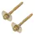 Bolsa con 2 pijas 1/4" x 66 mm para base de WC a piso