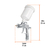 Pistola ppintar gravedad LVLP vaso plastico, 1.7 mm, Truper 101091 en internet