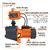 Bomba presurizadora jet hierro 1/2 HP con control, Truper 102856 en internet