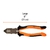 Pinza electricista 8" uso rudo, alta palanca, Comfort Grip 12350 - FERRETERIAS CORESI