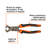 Estuche con 5 extensiones de 60 mm magneticas, Expert 11863 - FERRETERIAS CORESI
