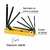 Juego de 8 llaves torx tipo navaja, cuerpo de lamina, Pretul 21395 - tienda en línea