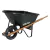 Carretilla concha plástica 6 ft3 Imponchable m/madera, Truper 10911 - comprar en línea