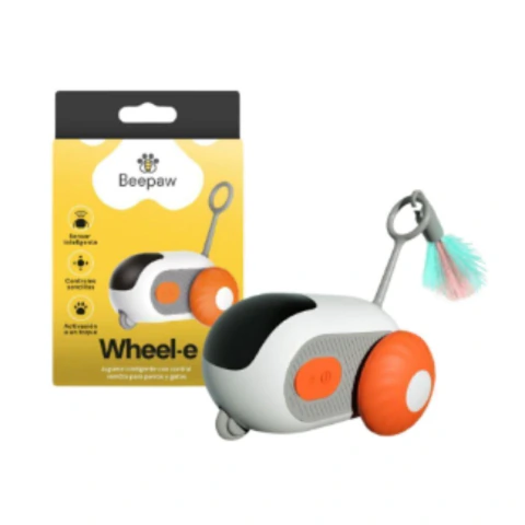 Juguete Ratón Interactivo Beepaw Gatos Wheel-E A Control Remoto