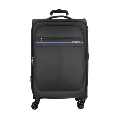 Mala de Viagem Grande Poliéster Expansível Rodas Duplas 360 Cadeado TSA American Tourister Skyland By Samsonite - PRETO - comprar online