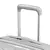 Mala de Viagem Pequena Bordo Polipropileno Expansível Rodas Duplas 360 Cadeado TSA Samsonite Varro - CINZA
