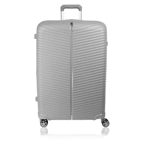 Mala de Viagem Grande Polipropileno Expansível Rodas Duplas 360 Cadeado TSA Samsonite Varro - CINZA