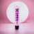 Vibrador translúcido com capa texturizada
